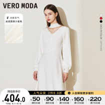 VeroModa dress Fall Winter 2022 womens new A-line lantern sleeves 322346012