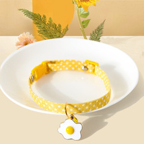 Cat collar Bell neck ring Summer cat cat comfortable kitten neck jewelry Halter neck Muppet cat neck jewelry Pet dog