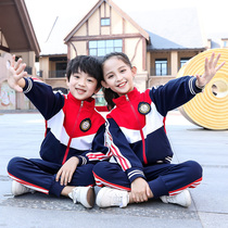 Kindergarten Garden Clothing Spring and Autumn Winter Clothing 2021 New Children British Class Clothes Male and Female Primary School Sports School Uniform Set