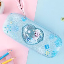 Princess Elsa frozen stationery box Primary school pencil bag Grade 1-3-6 girls learn Aisha pencil box