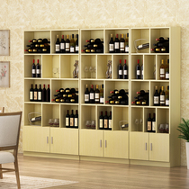 Boutique cosmetics display cabinet Supermarket shelf shelf Modern simple display cabinet red and white wine cabinet factory direct sales