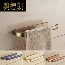 All copper European creative towel ring retro towel bar golden rose gold towel rack antique pure copper hardware pendant