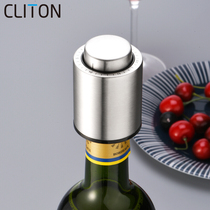 CLITON wine stopper Stainless steel vacuum wine stopper Fresh sealing stopper Wine stopper Wine stopper