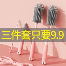 Brush bottle device artifact automatic brush cleaning brush to carry out