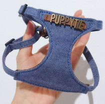 Chic Family Double Head Pet Soft Breast Back Traction Breast pooch Cat Chest Back Traction Dog Rope Out of traction