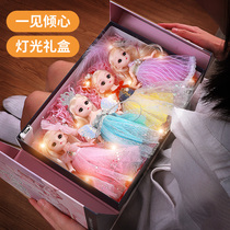 Fini Dora shallow boy Barbie doll toy gift box Princess girl gift simulation exquisite childrens doll