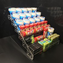 Front desk cash register convenience store supermarket chewing gum shelf display rack snacks xylitol chewing gum small shelf