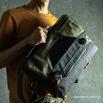 LeWhisper Metropolitan Exploration Series Street Trend Full Size Functional Wind Commute Riding Postman Bag Skew Cross
