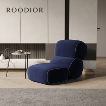 Roodior Nordic living room household single chair lazy recliner modern simple small apartment sofa chair designer
