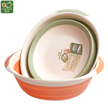 Rabbi Washbasin Folding basin Portable Newborn baby supplies Plastic Children adult travel travel basin