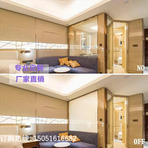  Intelligent electronic control dimming glass Atomized glass Projection energized glass Transparent power-off frosted electrochromic glass