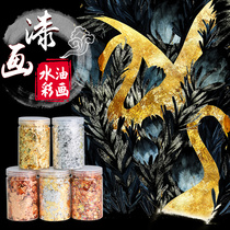 Yongfoil paper burnt foil rock color painting lacquer painting Buddha decorative nail paste silver foil paper thin broken glue watercolor Chinese painting