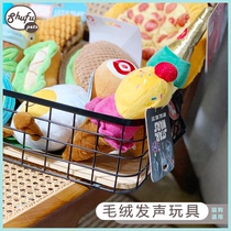 Dog plush toy touch sound puzzle bite-resistant small large dog Keji Fadou golden hair teddy grinding stick