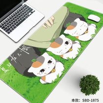 Xia Mu friends account animation cartoon mother mouth three three large mouse pad personality thickened lock edge creative office writing childrens book table mat cat teacher Game e-sports office computer keyboard pad
