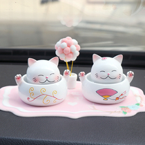 Shake-in-head Car Pendulum on-board ultra cute cute Merchants Car Accessories Dolly upper middle control Desk Decorative Items