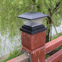 Solar column headlights Outdoor waterproof decoration Wall light Courtyard Apron lamp Grass Terrace Lamp Wall headlights Door column lamp