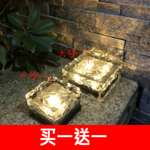 Solar Earth Buried Light Outdoor Patio Yard Sublamp Waterproof Villa Garden Lawn Decoration Balcony Roof Terrace Arrangement