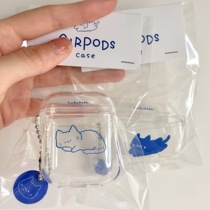 Nukutata original CryingKitty cat transparent earphones protective case 1 2 AirpodsPro