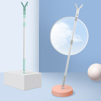 Small tree branch space aluminum clothes rack a hanger strut drying clothes cooling clothes rack Nordic support telescopic fork lengthened