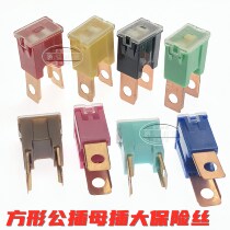  20-120A square male plug female plug large fuse box Car truck truck long foot inside and outside plug insurance piece