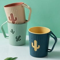 Mouthwash Cup Cactus New Creative Home Toothbrushing Cups Toiletries Cup Lovers Toothbrush Cup Suit Student Tooth Vat