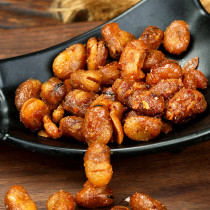 Spicy honey scented crisp broad bean snacks bulk spicy gluttonous beans Sichuan bean dry goods small packaging orchid bean strange flavor