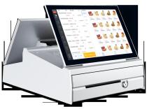 Micro Rabbit smart cash register T1 comes with 80 small ticket machine cash box (Android supermarket)