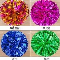  Flower ball cheerleader hand flower dance with hand flower dance performance La La flower ball Hand flower square dance ball