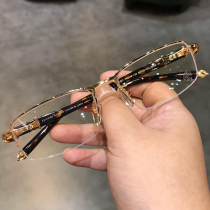 Jane Dankro heart myopia glasses frame retro men and women big face big frame fashion personality glasses frame anti-blue light radiation