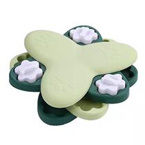 Pet Supplies Amazon New Spin Puzzle Pan Slow Food Bowl Dog Bowl Puzzle Dog Toy Cat Bowl Feeder