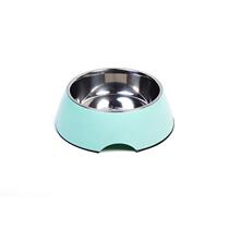 Hump Pet Bowl Pure Color Beauty Petri Dish Dogs Bowls of Stainless Steel Round Bowls Cats Dog Supplies Multicolored Eaters
