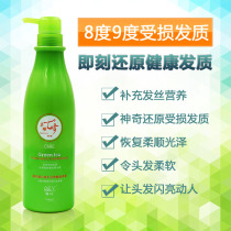 Qin leaf upgraded green tea acid protein repair reduction acid hair membrane back conditioner 750ml