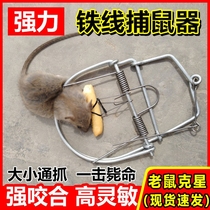 Mouse clip old iron Mouse niger caught big mouse for home Rat Dragon Iron Wire Clamp Mouse Clips One Nest End