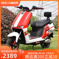 New electric car high speed long run Wang adult 72V scooter electric motorcycle takeaway high power battery car
