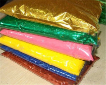 Laser gold green onion powder gold powder gold flakes Flash Film beauty sewing agent nail diatom mud Christmas tree decorative gold sheet