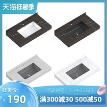 Punaier custom bathroom under the table basin Household embedded wash basin Single basin ceramic basin square wash basin