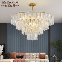 Brix Light Extravagant Living Room Chandelier Modern Crystal Clear restaurant Lamp French style bedroom chandelier diameter 80