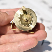 Pure copper delicate measuring tape Mini manual scroll retro copper flywheel small measuring tape measuring sewing tool single mini