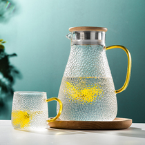 Cold kettle cool kettle summer teapot tea cup set household kettle glass cold water cup high temperature glass summer