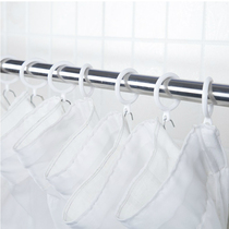 chuang lian quan luo ma gan live kou quan split ring buckle rings adhesive hook shower curtain rubber ring collar hanging huan huan kou Slipknot