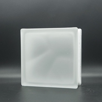 Cloudy glass brick frosted square hollow crystal brick partition wall light-transmitting bright bathroom background wall landscape outside