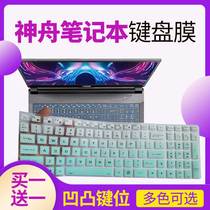 HASEE Shenzhou God of War ZX6-CU5DA CT5DA 15 6 inch gaming laptop keyboard protective film key dust cover bump pad cover transparent color key with printing