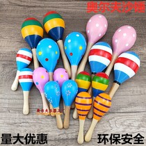 Baby sand hammer baby early education Music Percussion instrument sand ball children rattle grip Chase Chase training toy