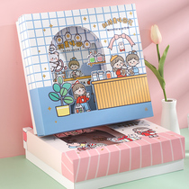 Primary School students sixth grade classmate record gift box Graduation Album female creative personality trembles Net red ins style simple Korean version of loose-leaf junior high school students male boxed graduation season loose-leaf message book
