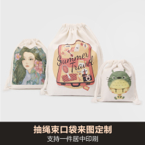 Environmentally friendly coffin bag handbag polyester cotton canvas bag custom diy picture printing logo shopping bag custom-made