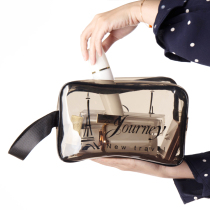 Loss Promotion Travel Toilet Collection Bag Swimming Fitness Handheld Transparent PVC Makeup Bag Woman