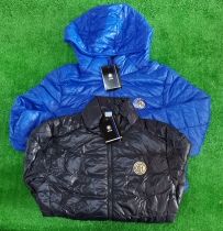 National Mi Light Thin style Football sports jacket Leisure down clothes International Milan Official out-of-the-cashier bag