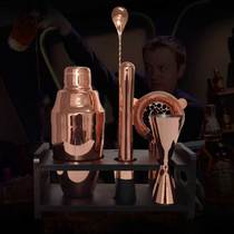 Shisheng 304 stainless steel shaker American snow pot Shaker shaker bottle bar home with rack set