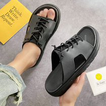 Tide-card slippers men outwear the new net red personality 100 hitch and cool down the mens summer leisure beach cool