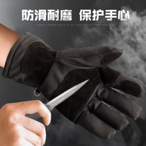 Fire gloves flame retardant high temperature and heat insulation special fire and thick rescue rescue protection gloves 97 Type 02 14